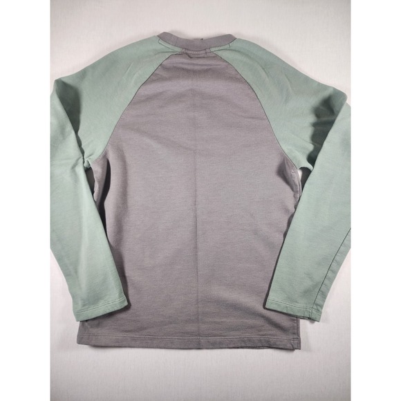 Patagonia Mens Small Lightweight Crew neck Sweatshirt Gray Green Fitz Roy Scope - Picture 12 of 12